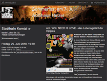 Tablet Screenshot of jazzkultur.com
